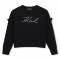 Karl Lagerfeld Black pearl logo sweater 