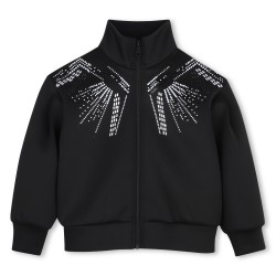 Karl Lagerfeld Black thick zipper 