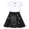 Karl Lagerfeld White/Black gem dress
