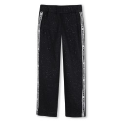 Karl Lagerfeld Black glitter tracksuit 