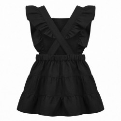 Lelli Kelly Bryony Black ruffle pinafore Lelli Kelly Bryony Black ruffle pinafore