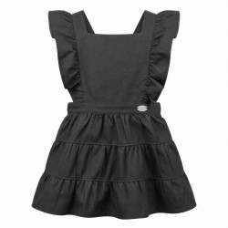 Lelli Kelly Grey Bryony ruffle pinafore 