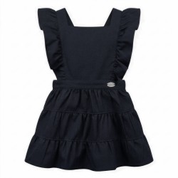 Lelli Kelly Bryony Navy ruffle pinafore 