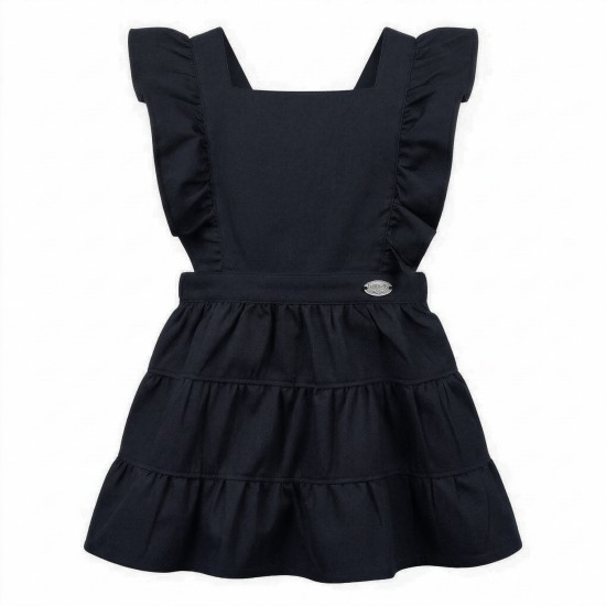 Lelli Kelly Bryony Navy ruffle pinafore 