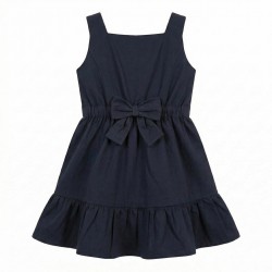 Lelli Kelly Navy Becky bow pinafore 