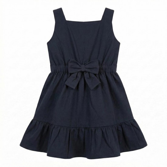 Lelli Kelly Navy Becky bow pinafore 