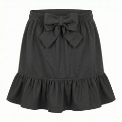Lelli Kelly Grey Betty school bow skirt 