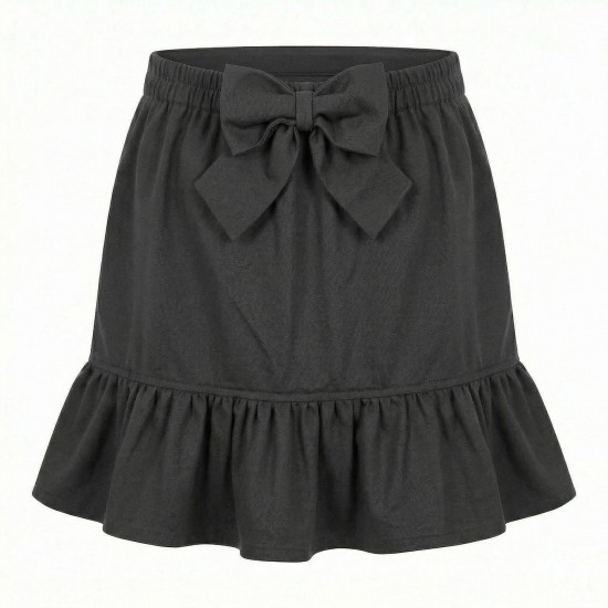 Lelli Kelly Grey Betty school bow skirt 