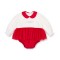 Little A Red Kimberley tulle romper 
