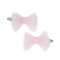 Little A Pink Kaylee tulle bow hair clips