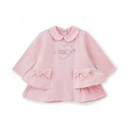 Little A Pink Juniper sweat frill dress