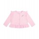 Little A Pink Olivia Cross over bow cardigan