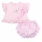Little A Pink Ocean jam pant set 