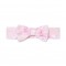 Little A Pink Ora bow print headband 