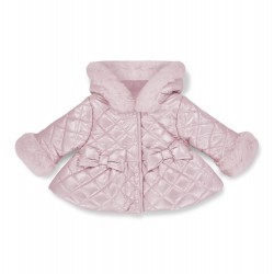 Little A Dolly Pink Quilted jacket 