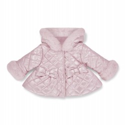 Little A Dolly Pink Quilted jacket 