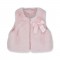 Little A Pale Pink Dani fur gilet 