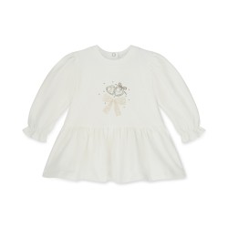 Little A White Delilah sweat dress