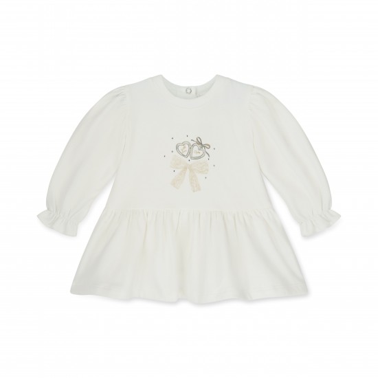 Little A White Delilah sweat dress