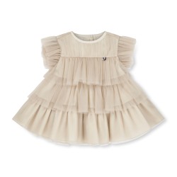 Little A Beige Ella tulle dress 