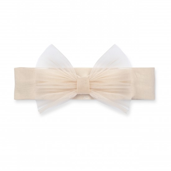 Little A Stone Elena tulle bow headband 