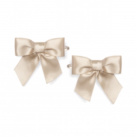 Little A Stone Denver satin bow hairlclips