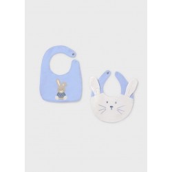 Mayoral 2 Pack bunny bibs 