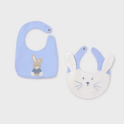 Mayoral 2 Pack bunny bibs 