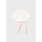 Mayoral cream dotty top with bottoms