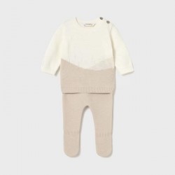 Mayoral Cream/Beige 2 piece knitted set 