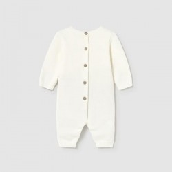Mayoral Cream/Beige car knit all in one set 