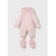 Mayoral Pink dotty snowsuit 