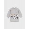 Mayoral Silver/Grey tunic dress