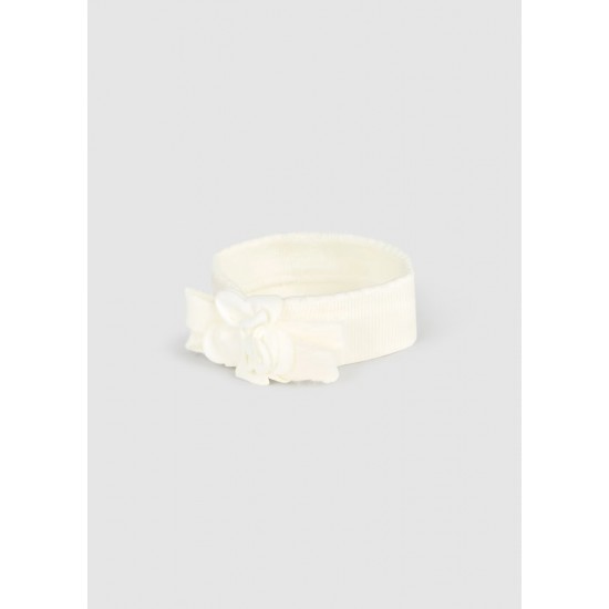 Mayoral Cream soft flower headband 