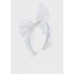 Mayoral Cream sparkle headband 