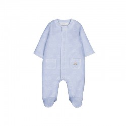 Mayoral Blue clouds velour babygrow Mayoral Blue clouds velour babygrow