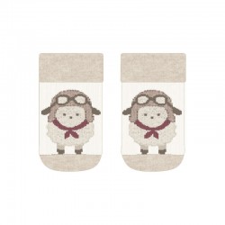 Mayoral Cream/Beige sheep socks 