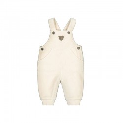 Mayoral Cream cord dungaree set 