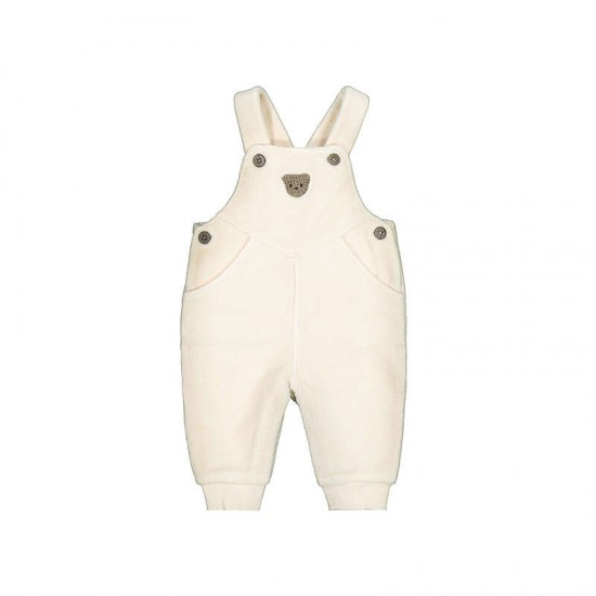 Mayoral Cream cord dungaree set 