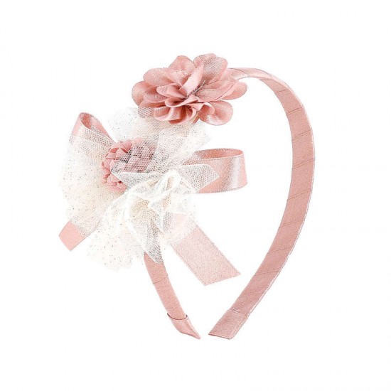 Mayoral Pink flower headband 