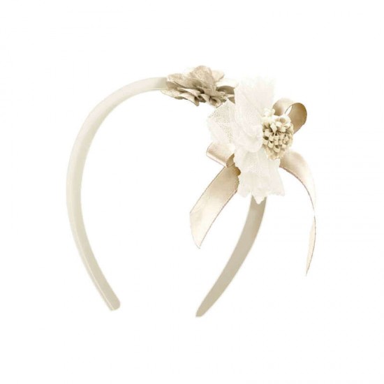 Mayoral Gold flower headband 