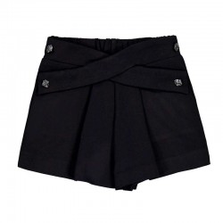 Mayoral Cream flower top with Black skort Mayoral Cream flower top with Black skort