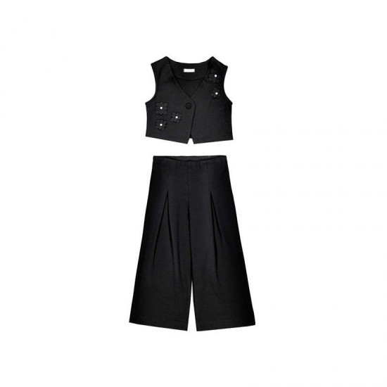 Mayoral Black waistcoat and trouser set 
