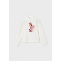 Mayoral Cream turtle neck top