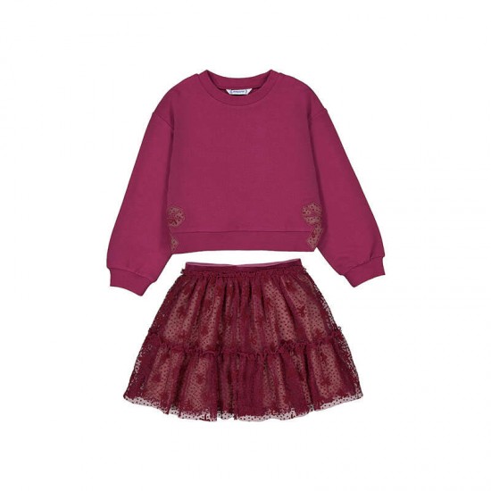 Mayoral Raspberry jumper + tutu skirt set Mayoral Raspberry jumper + tutu skirt set