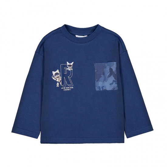 Mayoral Navy long sleeved top 