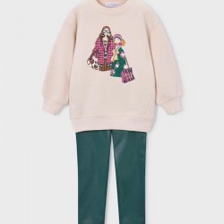 Mayoral Cream jumper + leggings