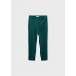 Mayoral Cream top + Green velour leggings Mayoral Cream top + Green velour leggings
