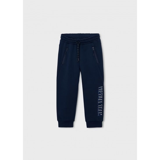 Mayoral Navy hooded zipper + jogger set