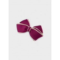 Mayoral Raspberry hair bow clip